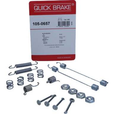 391-0657 Montagesatz f.Bremsbacken | ALFA 33,146,FIAT Bravo,REN 19,LAN 84 | 105-0657