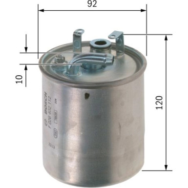 Kraftstofffilter | JEEP Grand Cherokee | F 026 402 112