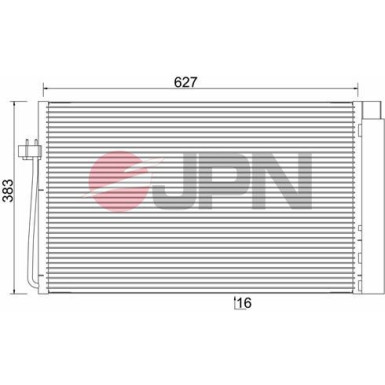 JPN Kondensator, Klimaanlage 60C9086-JPN