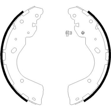 91081800 Bremsbackensatz