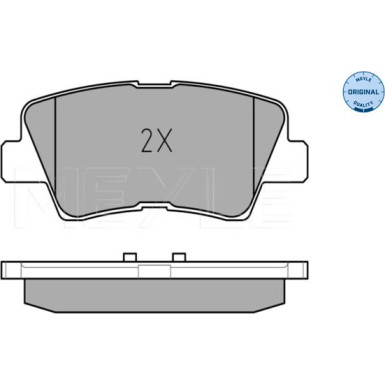 Bremsbelagsatz Kia T. Soul 09-/Sonata 05- Mit Sensor | 025 249 3415/W