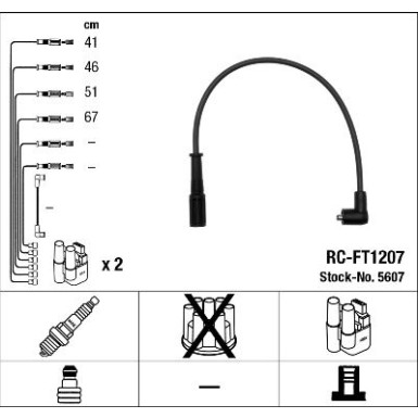 NGK | Zündleitungssatz 5607