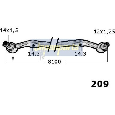 Gelenk - Lenkung Toyota Hi-Lux CR-209