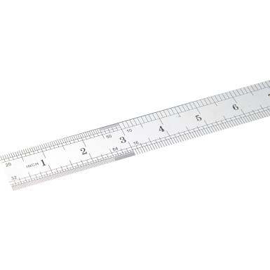 BGS Stahl-Maßstab | biegsam | Edelstahl | rostfrei | 0,5 m | 50889