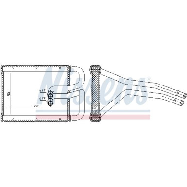 Heizkühler PKW | Hyundai Tucson 2.0 CRDi 04 | 77642