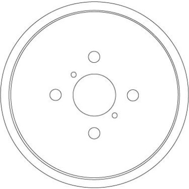 82 472 041 Bremstrommel | TOYOTA Yaris 05 | DB4551