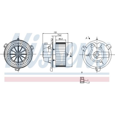 Innenraumgebläse | LANCIA Y | 87056