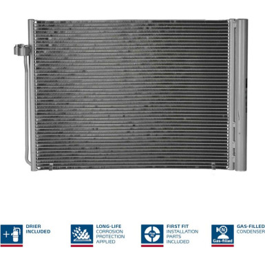 Kondensator PKW BMW X5 07-, X6 08 FIRST FIT 940058