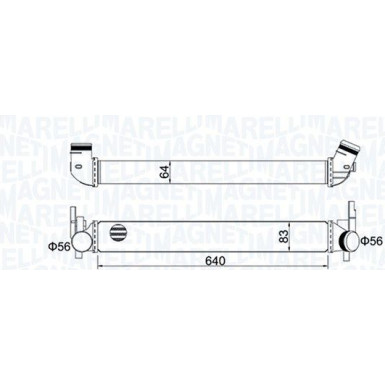 MAGNETI MARELLI Ladeluftkühler 351319204410