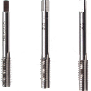 BGS Gewindebohrer-Satz Vor-, Mittel- und Fertigschneider HSS-G M8 x 1,25 3-tlg BGS Do it yourself 934