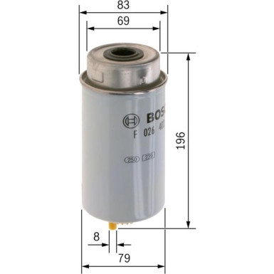 Kraftstofffilter | FORD Transit | F 026 402 040