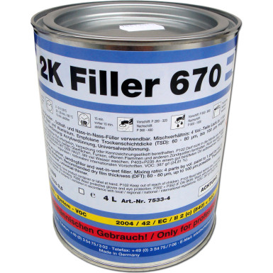 STC Filler 670 2K - UHS 4:1 weiß Dose 1 L | 7533