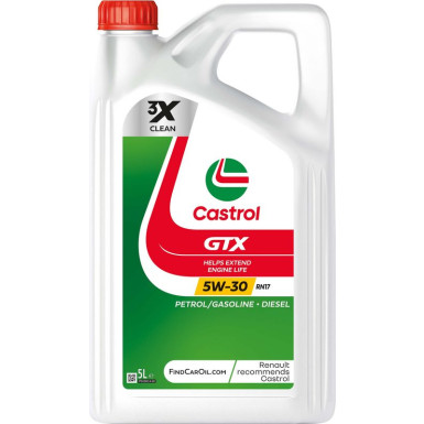 Castrol GTX 5W-30 RN17 | 5 Liter | 15F6E5