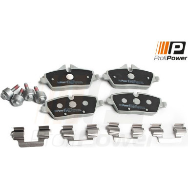 PROFIPOWER Bremsbelagsatz, Scheibenbremse 1B1285