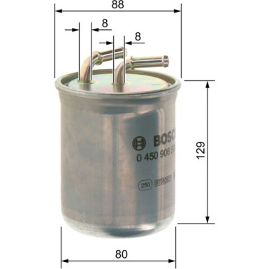 Kraftstofffilter | AUDI,SEAT,SKODA,VW | 0 450 906 500