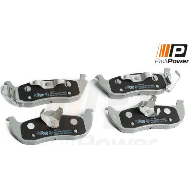 PROFIPOWER Bremsbelagsatz, Scheibenbremse 1B2182