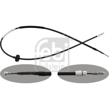 FEBI BILSTEIN Handbremsseil Seilzug Festellbremse 48304
