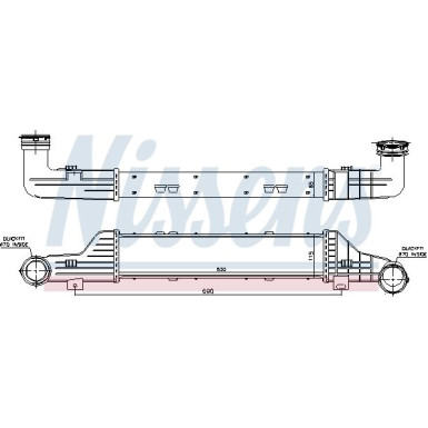 Ladeluftkühler PKW | MERCEDES W 210 320 CDI 99 | 96784