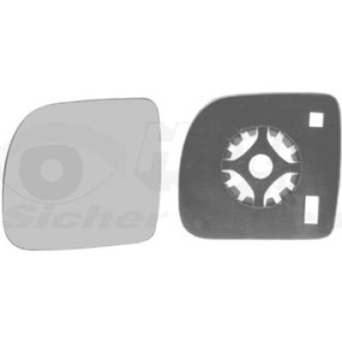 VAN WEZEL Spiegelglas, Außenspiegel 4310831