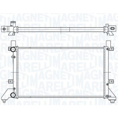 MAGNETI MARELLI Kühler, Motorkühlung 350213189400
