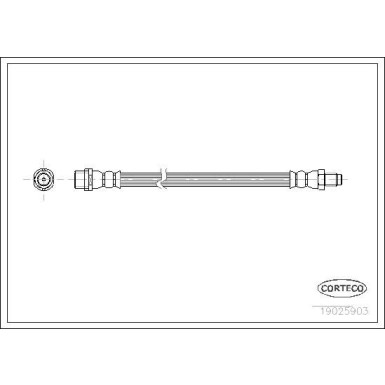CORTECO Bremsschlauch | 19025903