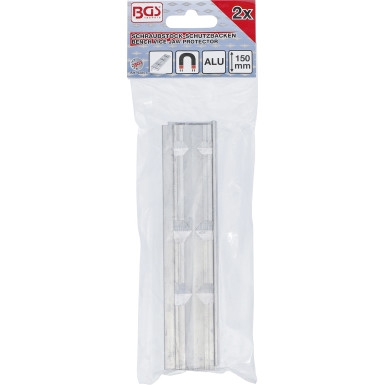 BGS Schraubstock-Schutzbacken | Aluminium | Breite 150 mm | 2-tlg | 9285