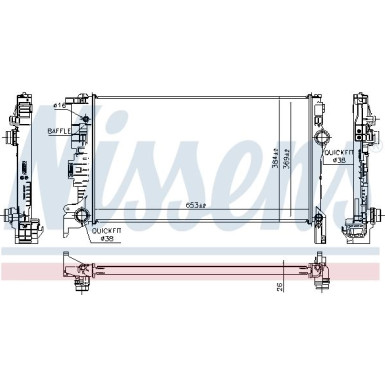 Wasserkühler PKW | Volvo XC 90 II T8 Hybrid 14 | 65623