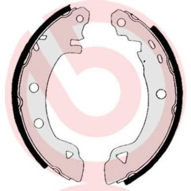 Bremsbackensatz HA CITROEN AX 86-98 ESSENTIAL LINE S 23 507