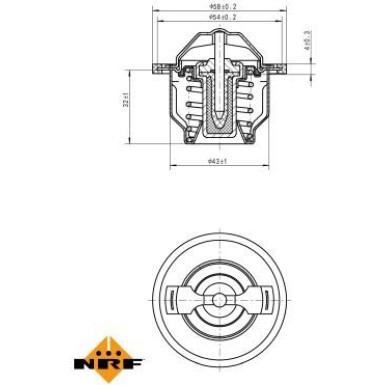 Thermostat, Kühlmittel EASY FIT 725205