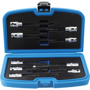 BGS Bit-Einsatz-Satz | für Zylinderkopfschrauben | Antrieb Innenvierkant 12,5 mm (1/2"""") | 9-tlg | 5014