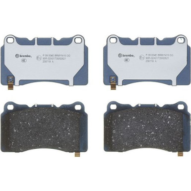 BREMBO Bremsbelagsatz, Scheibenbremse BREMBO Bremsbelagsatz, Scheibenbremse