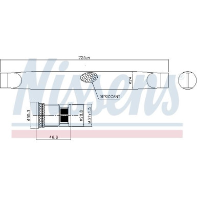 Trockner PKW Opel Mokka 13 95786