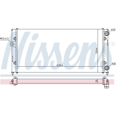 Wasserkühler PKW | SEAT Cordoba II, VW Golf III,Vento | 651931