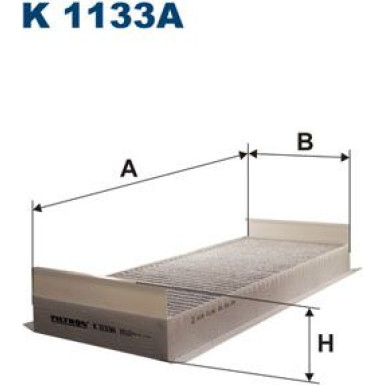 FILTRON Filter, Innenraumluft K 1133A FILTRON Filter, Innenraumluft K 1133A