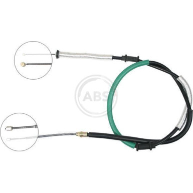 A.B.S. Handbremsseil Seilzug Festellbremse K18067 A.B.S. Handbremsseil Seilzug Festellbremse K18067