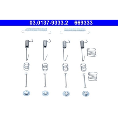 03.0137-9333.2 Zubehörsatz, Feststellbremsbacken
