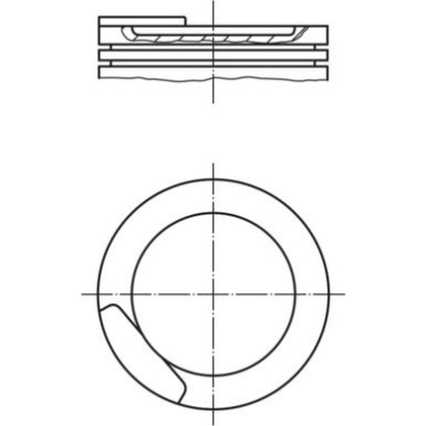 MAHLE Kolben 011 08 12