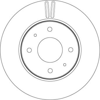 84 481 047 Bremsscheibe VA | MITSUBISHI Lancer,Galant 96 | DF4809