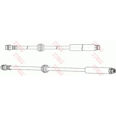 Bremsschlauch | VW CADDY III 07-10 | PHA596