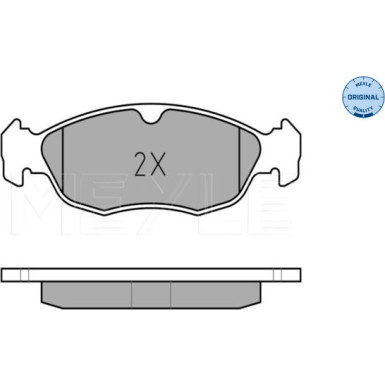 Bremsbelagsatz Citroen P. Saxo | 252182717