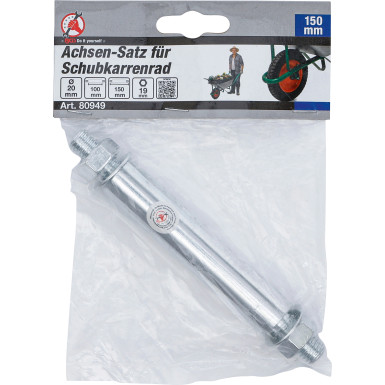 BGS Achsen-Satz für Schubkarrenrad Ø 20 mm BGS Do it yourself 80949