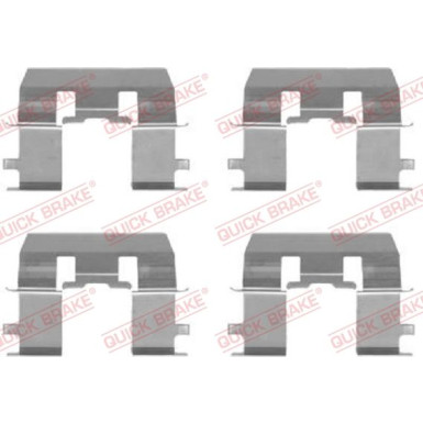 391-1281 Montagesatz f.Bremsklötze | HONDA Stream 01 | 109-1281
