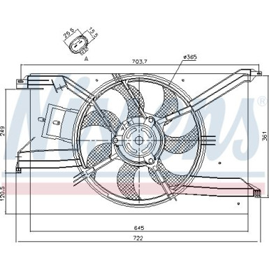 Kühlerlüfter PKW | OPEL VECTRA C 02 | 85243