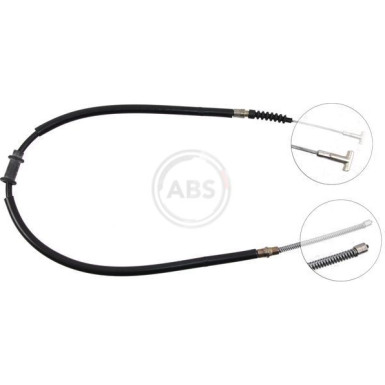 A.B.S. Handbremsseil Seilzug Festellbremse K18097 A.B.S. Handbremsseil Seilzug Festellbremse K18097