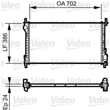 VALEO Motorkühler | 735167