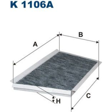 FILTRON Filter, Innenraumluft | K 1106A