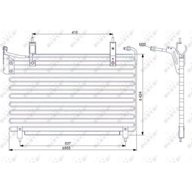 NRF Klimaanlagenkühler 35071 EASY FIT