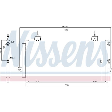 Kondensator PKW TOYOTA RAV4 00 FIRST FIT 94741