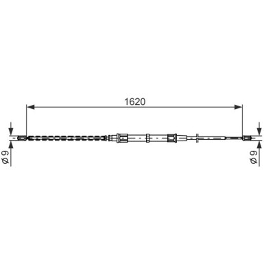 1 987 477 704 Seilzug, Feststellbremse