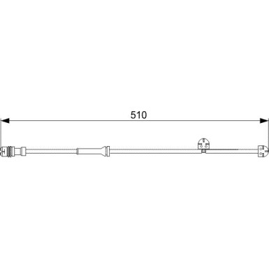 1 987 473 029 Warnkontakt, Bremsbelagverschleiß 1 987 473 029 Warnkontakt, Bremsbelagverschleiß